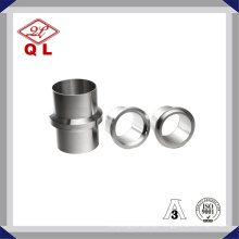 3A aço inoxidável Sanitária Masculino I-Line Long Weld Ferrule 14wli